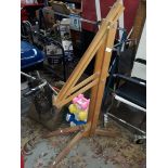 An artist's easel