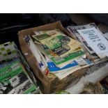 3 boxes of vintage motorcycle magazines and TT memorabelia