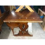 An oak refectory table