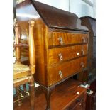 A mahogany bureau