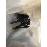 A bag of plastic track/fencing