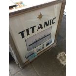 A large Titanic display