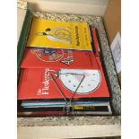 A box of theatre programmes