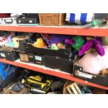 6 boxes of childrens toys including teddy bears