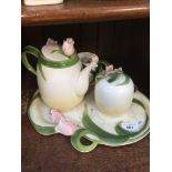 Graff china four piece tea set