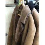 Two gents sheepskin jackets