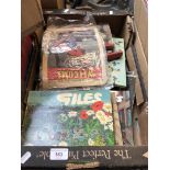 A box with quantity of Giles annuals