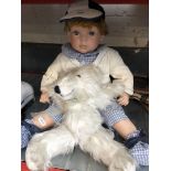A large porcelain doll - "Patrick"