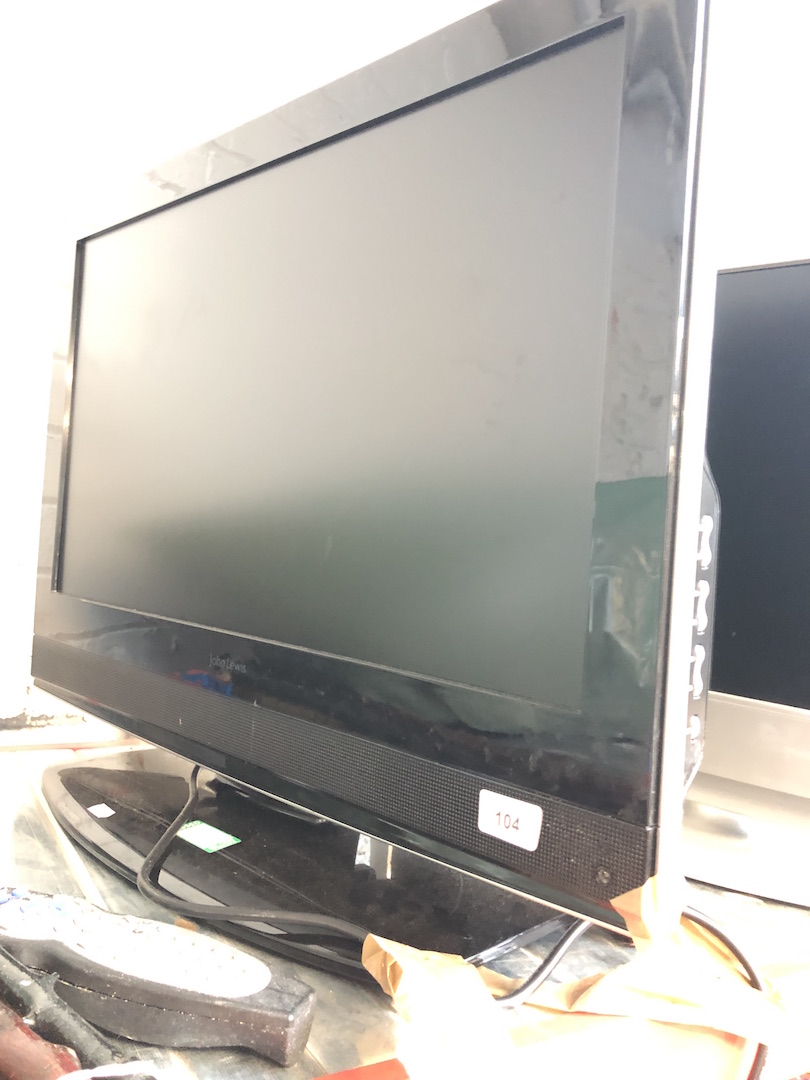 A John Lewis 26" LCD television