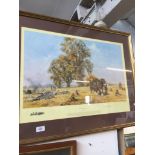 David Shepherd signed print 'Life goes on September 1940'