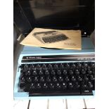 A Silver Reedportable typewriter