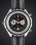 A RARE GENTLEMAN'S STAINLESS STEEL BREITLING CHRONOMAT CHRONOGRAPH WRIST WATCH CIRCA 1970s, REF.