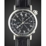 A GENTLEMAN'S STAINLESS STEEL LONGINES AVIGATION TYPE A-7 HERITAGE MONOPUSHER CHRONOGRAPH WRIST