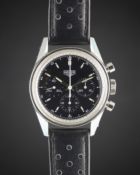 A GENTLEMAN'S STAINLESS STEEL HEUER CLASSIC CARRERA CHRONOGRAPH WRIST WATCH CIRCA 2000, REF.