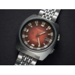 A VERY RARE GENTLEMAN'S STAINLESS STEEL IWC AQUATIMER 30ATM AUTOMATIC DIVERS BRACELET WATCH CIRCA
