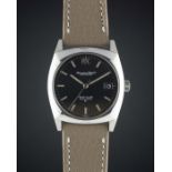 A RARE GENTLEMAN'S STAINLESS STEEL IWC GOLF CLUB AUTOMATIC SL WRIST WATCH CIRCA 1970, WITH BRUSHED