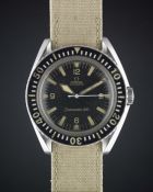 A RARE GENTLEMAN'S STAINLESS STEEL OMEGA SEAMASTER 300 AUTOMATIC WRIST WATCH CIRCA 1968, REF. 165.