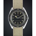 A RARE GENTLEMAN'S STAINLESS STEEL OMEGA SEAMASTER 300 AUTOMATIC WRIST WATCH CIRCA 1968, REF. 165.