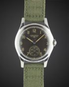 A RARE GENTLEMAN'S LARGE SIZE STAINLESS STEEL LONGINES "SEI TACCHE" WRIST WATCH CIRCA 1940s, REF.