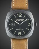 A GENTLEMAN'S CERAMIC PANERAI RADIOMIR BLACK SEAL WRIST WATCH CIRCA 2007, REF. PAM292 J SERIES