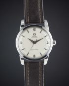 A GENTLEMAN'S STAINLESS STEEL OMEGA SEAMASTER AUTOMATIC WRIST WATCH CIRCA 1956, REF. 2846 5 SC /