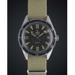 A GENTLEMAN'S STAINLESS STEEL YEMA ANTICHOC 330 FEET DIVERS WRIST WATCH CIRCA 1960s Movement: 17J,