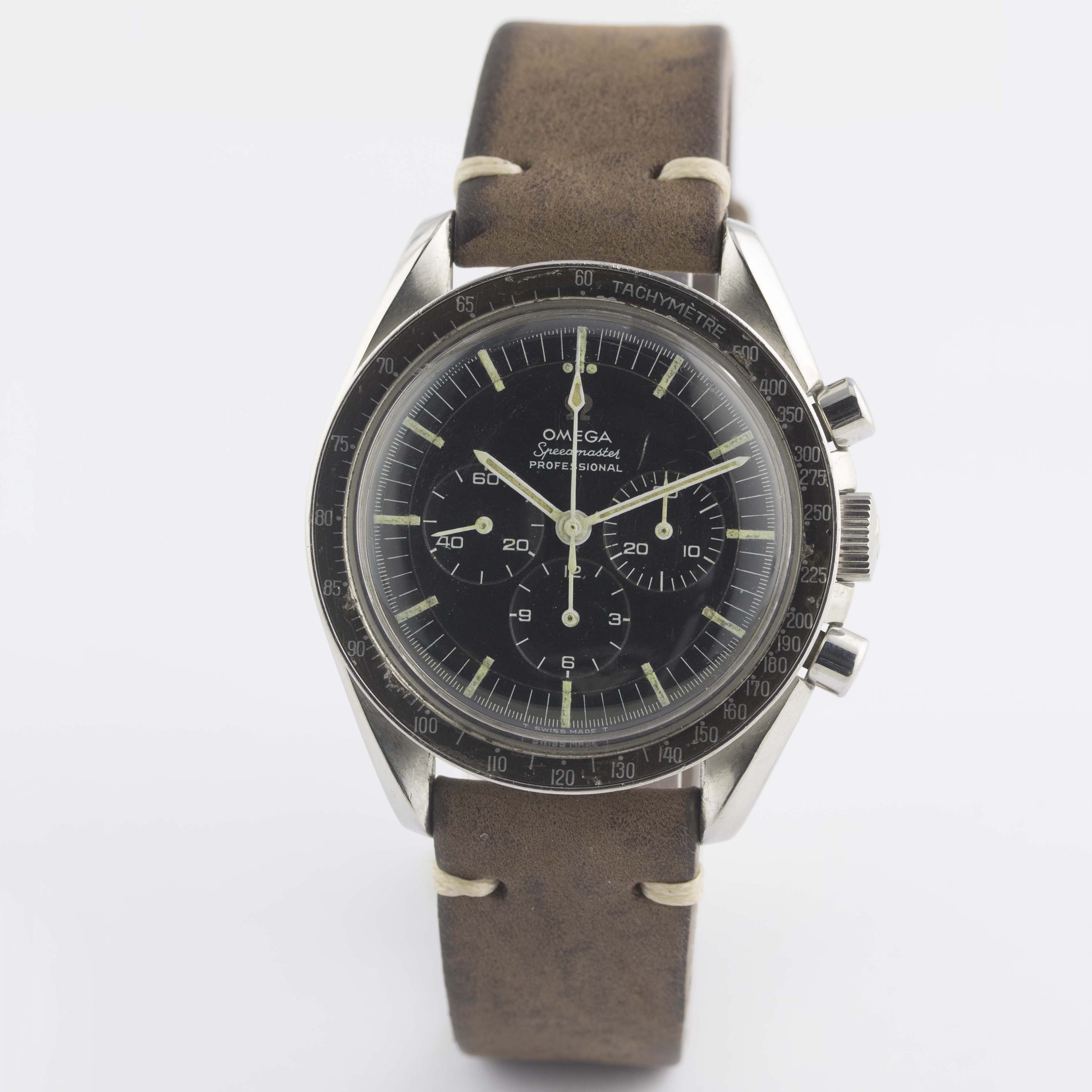 A RARE GENTLEMAN'S STAINLESS STEEL OMEGA SPEEDMASTER PROFESSIONAL "PRE MOON" CHRONOGRAPH WRIST WATCH - Image 3 of 11