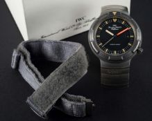 A RARE GENTLEMAN'S TITANIUM GERMAN MILITARY BUND IWC PORSCHE DESIGN OCEAN 2000 ATTACK DIVERS