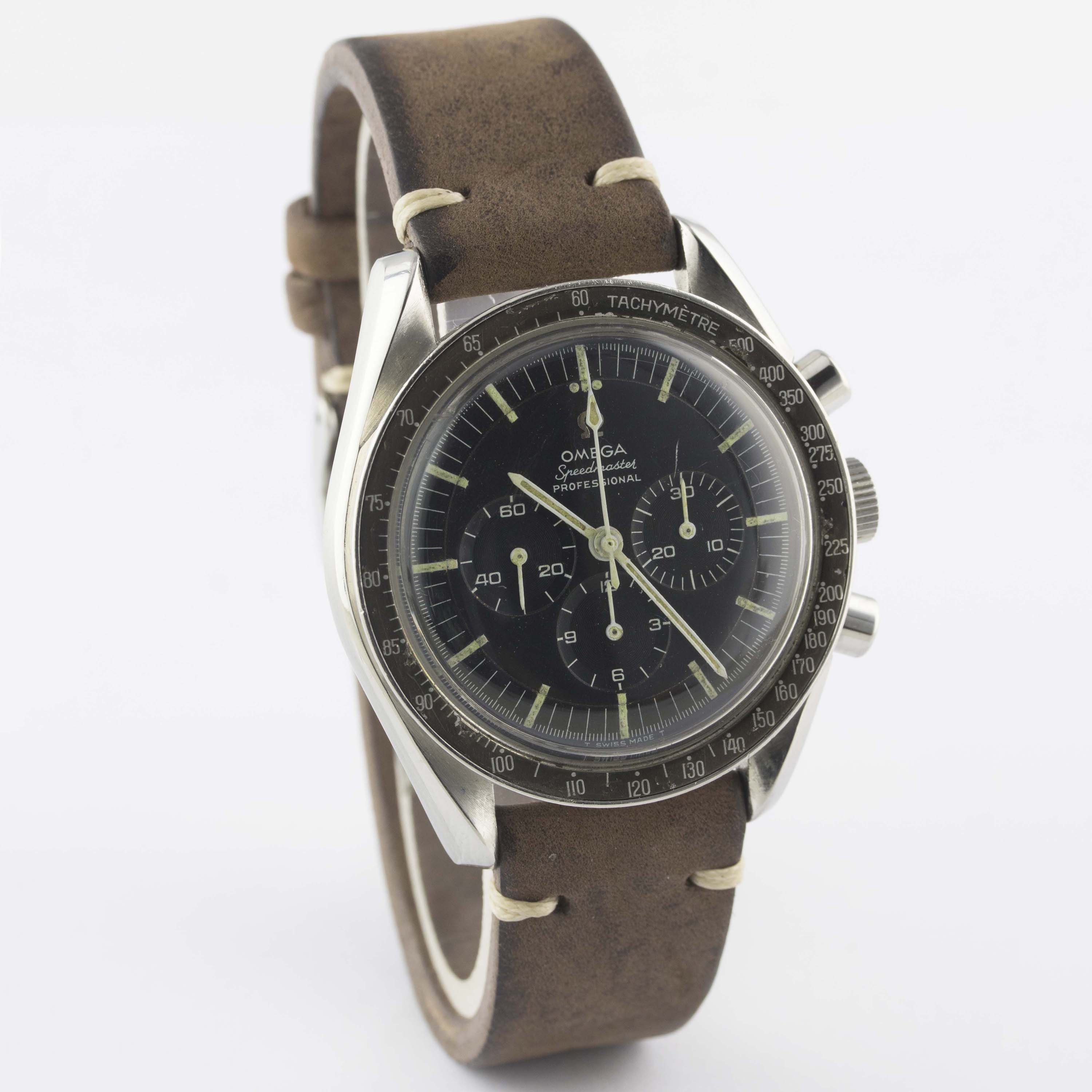 A RARE GENTLEMAN'S STAINLESS STEEL OMEGA SPEEDMASTER PROFESSIONAL "PRE MOON" CHRONOGRAPH WRIST WATCH - Image 6 of 11