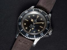 A RARE GENTLEMAN'S STAINLESS STEEL ROLEX TUDOR OYSTER PRINCE SUBMARINER WRIST WATCH CIRCA 1967, REF.