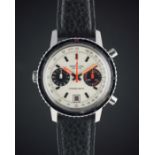 A GENTLEMAN'S STAINLESS STEEL BREITLING CHRONO-MATIC CHRONOGRAPH WRIST WATCH CIRCA 1969, REF. 2110