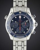 A GENTLEMAN'S STAINLESS STEEL OMEGA SEAMASTER PROFESSIONAL CO AXIAL CHRONOMETER CHRONOGRAPH BRACELET