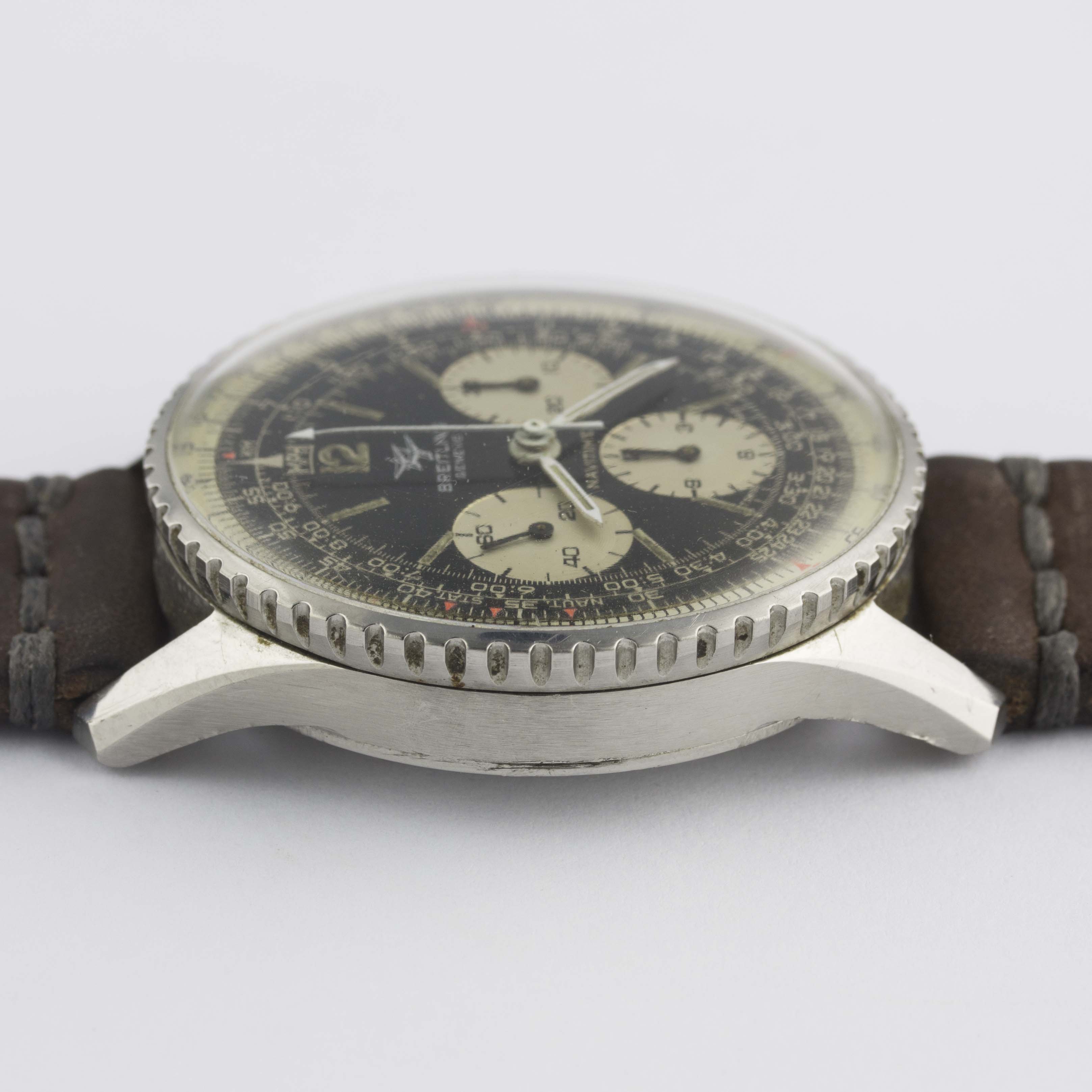A GENTLEMAN'S STAINLESS STEEL BREITLING NAVITIMER CHRONOGRAPH WRIST WATCH CIRCA 1969, REF. 806 - Image 11 of 11