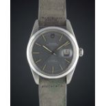 A GENTLEMAN'S LARGE SIZE STAINLESS STEEL ROLEX TUDOR PRINCE "JUMBO" OYSTERDATE WRIST WATCH CIRCA