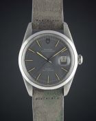 A GENTLEMAN'S LARGE SIZE STAINLESS STEEL ROLEX TUDOR PRINCE "JUMBO" OYSTERDATE WRIST WATCH CIRCA