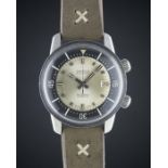 A GENTLEMAN'S STAINLESS STEEL SANDOZ SUPER COMPRESSOR AUTOMATIC DIVERS WRIST WATCH CIRCA 1966