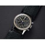 A VERY RARE GENTLEMAN'S STAINLESS STEEL BREITLING AOPA NAVITIMER CHRONOGRAPH WRIST WATCH CIRCA 1957,