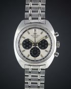 A RARE GENTLEMAN'S STAINLESS STEEL MOVADO DATRON HS360 SUB SEA CHRONOGRAPH BRACELET WATCH CIRCA