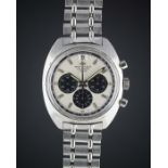 A RARE GENTLEMAN'S STAINLESS STEEL MOVADO DATRON HS360 SUB SEA CHRONOGRAPH BRACELET WATCH CIRCA