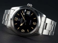 A RARE GENTLEMAN'S STAINLESS STEEL ROLEX TUDOR PRINCE OYSTERDATE RANGER BRACELET WATCH CIRCA 1969,