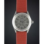 A GENTLEMAN'S STAINLESS STEEL ROLEX OYSTER PERPETUAL WRIST WATCH CIRCA 1972, REF. 1002 WITH
