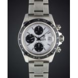 A GENTLEMAN'S STAINLESS STEEL ROLEX TUDOR PRINCE DATE AUTOMATIC CHRONO TIME CHRONOGRAPH BRACELET