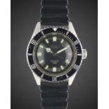 A RARE GENTLEMAN'S STAINLESS STEEL CITIZEN PARAWATER 150M AUTOMATIC DIVERS WRIST WATCH CIRCA 1971,