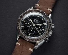 A RARE GENTLEMAN'S STAINLESS STEEL OMEGA SPEEDMASTER PROFESSIONAL "PRE MOON" CHRONOGRAPH WRIST WATCH