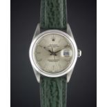 A GENTLEMAN'S STAINLESS STEEL ROLEX OYSTER PERPETUAL DATE WRIST WATCH CIRCA 1994, REF. 15200