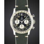 A GENTLEMAN'S STAINLESS STEEL BREITLING 24 HOUR COSMONAUTE CHRONOGRAPH WRIST WATCH CIRCA 1967,