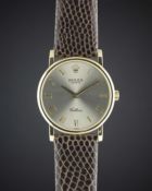 A GENTLEMAN'S 18K SOLID GOLD ROLEX CELLINI WRIST WATCH CIRCA 2007, REF. 5115 Movement: 20J, manual