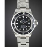 A GENTLEMAN'S STAINLESS STEEL ROLEX OYSTER PERPETUAL DATE SEA DWELLER BRACELET WATCH DATED 2003,