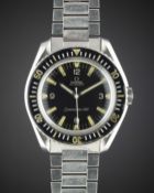 A RARE GENTLEMAN'S STAINLESS STEEL OMEGA SEAMASTER 300 AUTOMATIC BRACELET WATCH CIRCA 1967, REF.