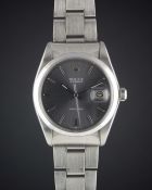 A GENTLEMAN'S STAINLESS STEEL ROLEX OYSTERDATE PRECISION BRACELET WATCH CIRCA 1973, REF. 6694 WITH